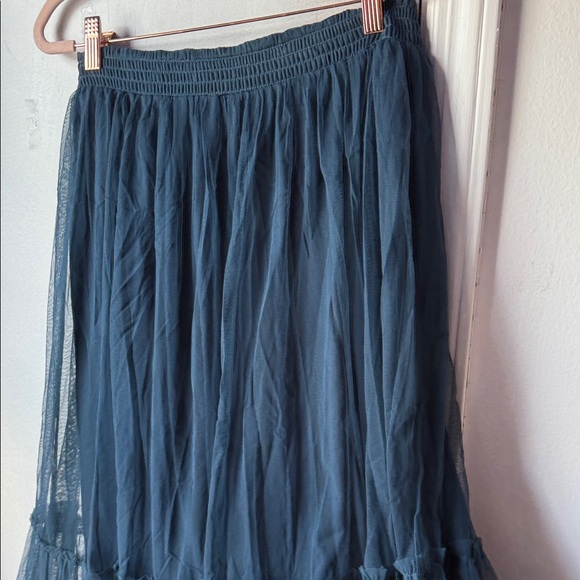Maeve Teal A-Line Skirt - Picture 8 of 9